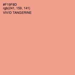 #F19F8D - Vivid Tangerine Color Image
