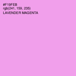 #F19FEB - Lavender Magenta Color Image