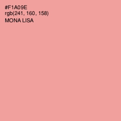#F1A09E - Mona Lisa Color Image