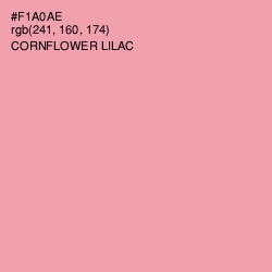 #F1A0AE - Cornflower Lilac Color Image