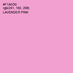 #F1A0D0 - Lavender Pink Color Image