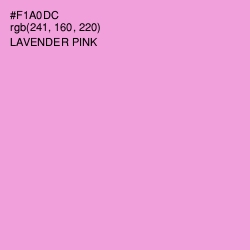 #F1A0DC - Lavender Pink Color Image