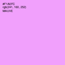 #F1A0FC - Mauve Color Image