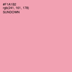 #F1A1B2 - Sundown Color Image