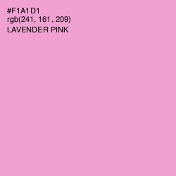 #F1A1D1 - Lavender Pink Color Image