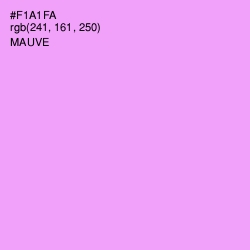 #F1A1FA - Mauve Color Image