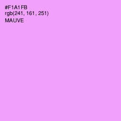 #F1A1FB - Mauve Color Image