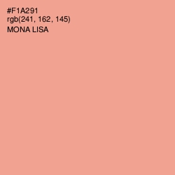 #F1A291 - Mona Lisa Color Image