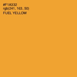 #F1A332 - Fuel Yellow Color Image