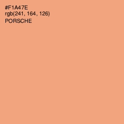 #F1A47E - Porsche Color Image