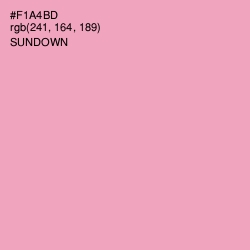 #F1A4BD - Sundown Color Image