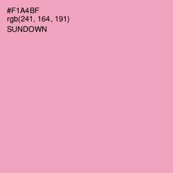 #F1A4BF - Sundown Color Image