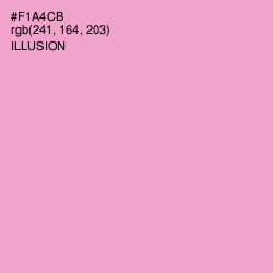 #F1A4CB - Illusion Color Image