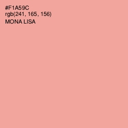 #F1A59C - Mona Lisa Color Image