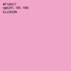 #F1A5C7 - Illusion Color Image