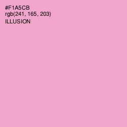 #F1A5CB - Illusion Color Image