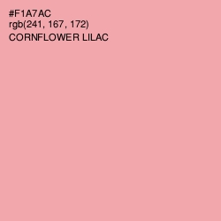 #F1A7AC - Cornflower Lilac Color Image