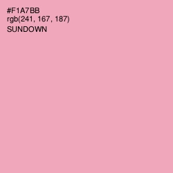 #F1A7BB - Sundown Color Image