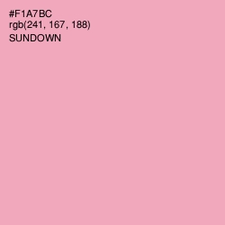 #F1A7BC - Sundown Color Image