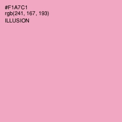 #F1A7C1 - Illusion Color Image