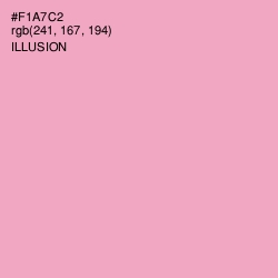 #F1A7C2 - Illusion Color Image