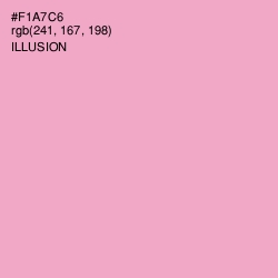 #F1A7C6 - Illusion Color Image