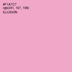 #F1A7C7 - Illusion Color Image