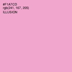 #F1A7CD - Illusion Color Image