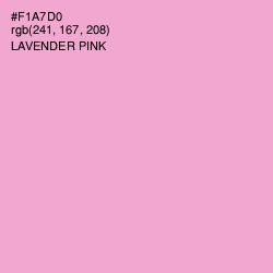 #F1A7D0 - Lavender Pink Color Image