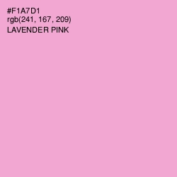 #F1A7D1 - Lavender Pink Color Image