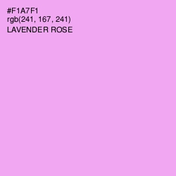 #F1A7F1 - Lavender Rose Color Image
