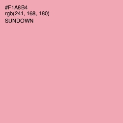 #F1A8B4 - Sundown Color Image