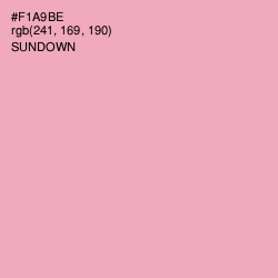 #F1A9BE - Sundown Color Image