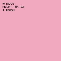 #F1A9C0 - Illusion Color Image