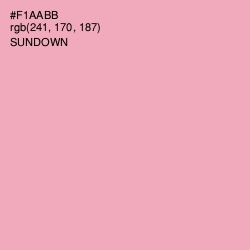 #F1AABB - Sundown Color Image