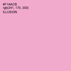 #F1AACB - Illusion Color Image