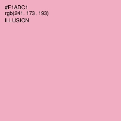 #F1ADC1 - Illusion Color Image
