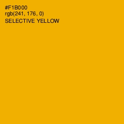 #F1B000 - Selective Yellow Color Image