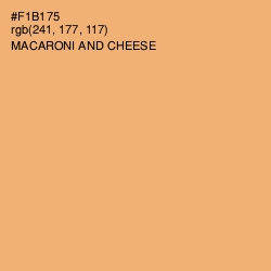 #F1B175 - Macaroni and Cheese Color Image