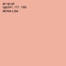 #F1B19F - Mona Lisa Color Image