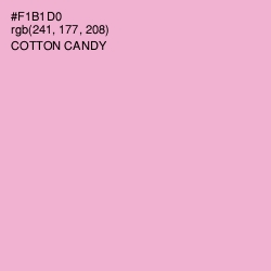 #F1B1D0 - Cotton Candy Color Image