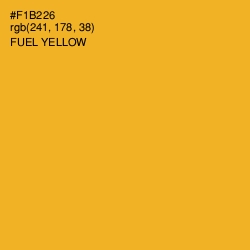 #F1B226 - Fuel Yellow Color Image