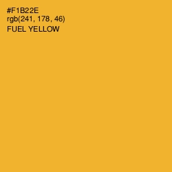 #F1B22E - Fuel Yellow Color Image