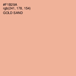 #F1B29A - Gold Sand Color Image