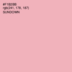 #F1B2BB - Sundown Color Image