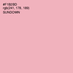 #F1B2BD - Sundown Color Image
