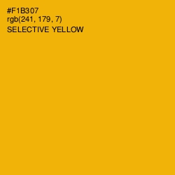 #F1B307 - Selective Yellow Color Image