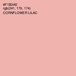 #F1B3AE - Cornflower Lilac Color Image