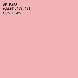 #F1B3B5 - Sundown Color Image