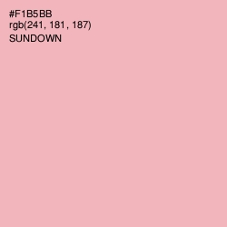 #F1B5BB - Sundown Color Image